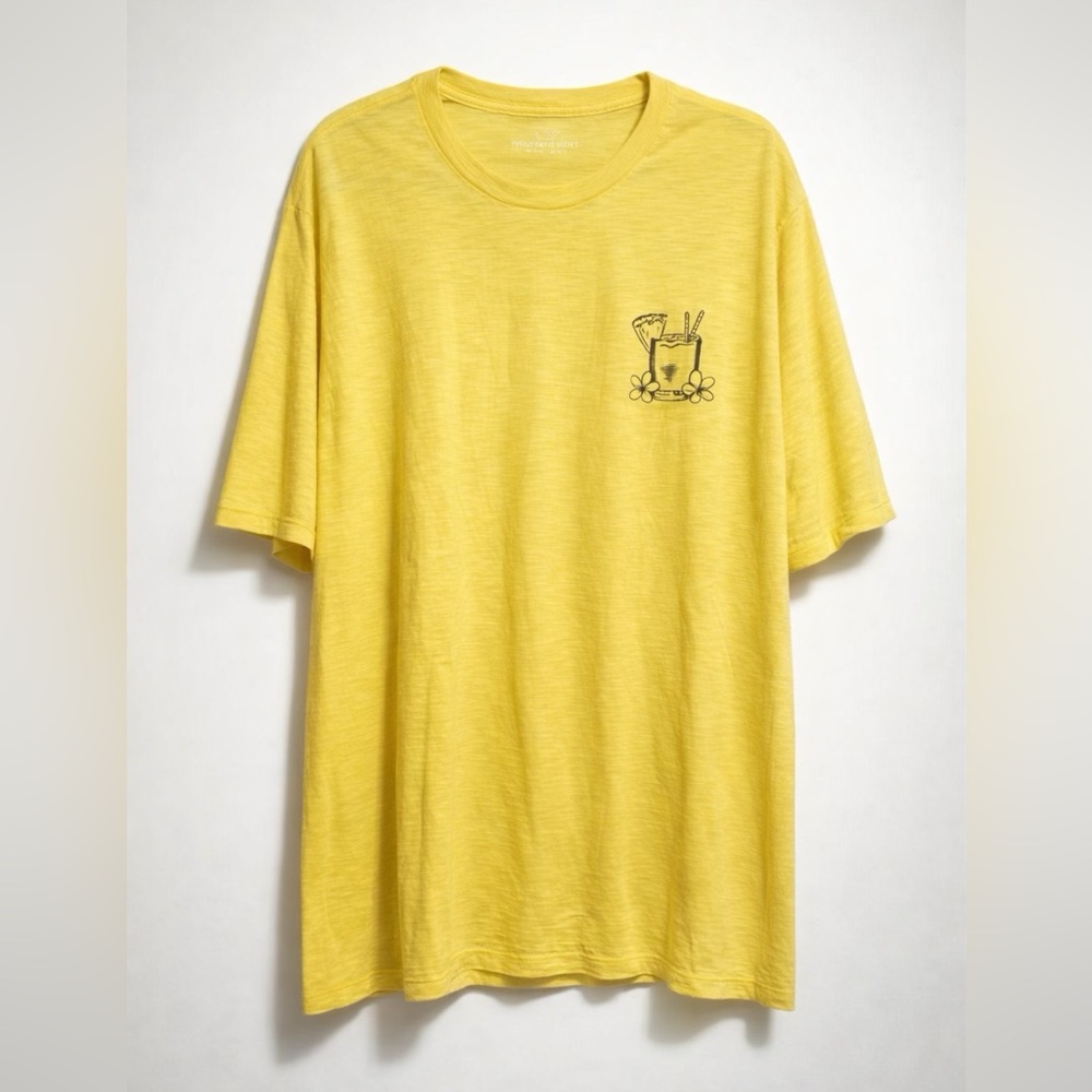 Vineyard Vines Yellow Short Sleeve Tee - Picture 2 of 4